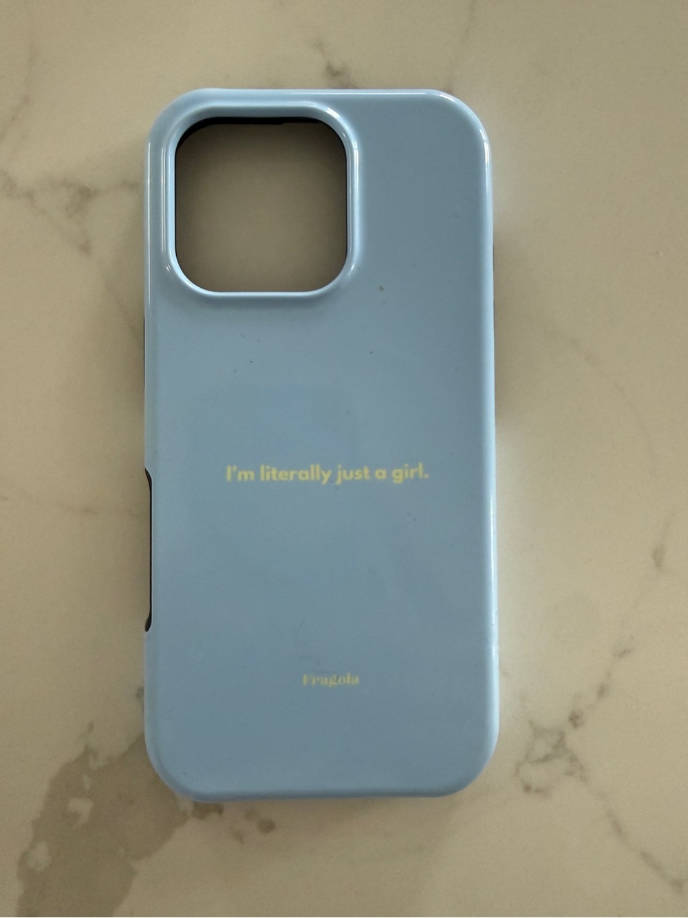 iPhone 16 Pro Blue 'I'm literally just a girl.' Phone Case